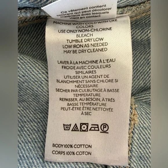 Free People We The Free High Roller Denim Jumpsuit Overalls XS - Picture 5 of 7